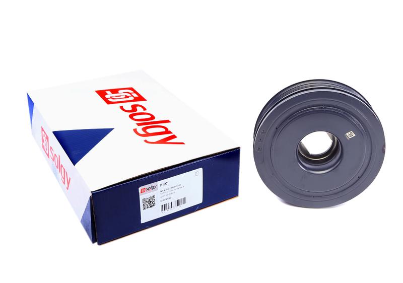 Belt pulley, crankshaft