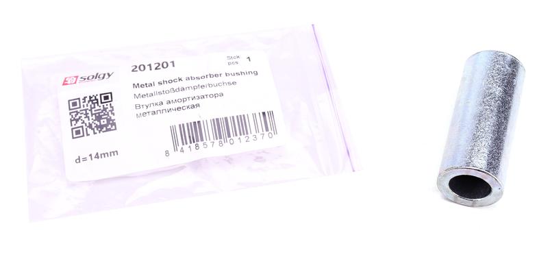 Metal shock absorber bushing