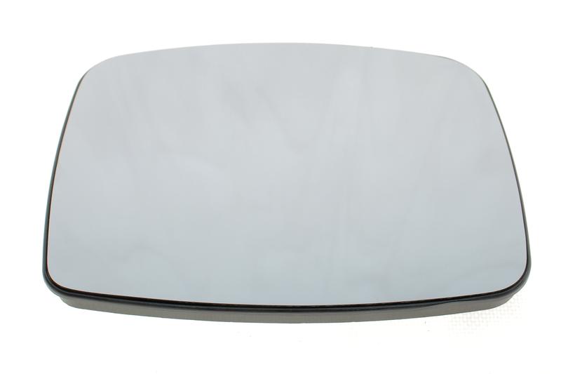 Mirror glass, heated