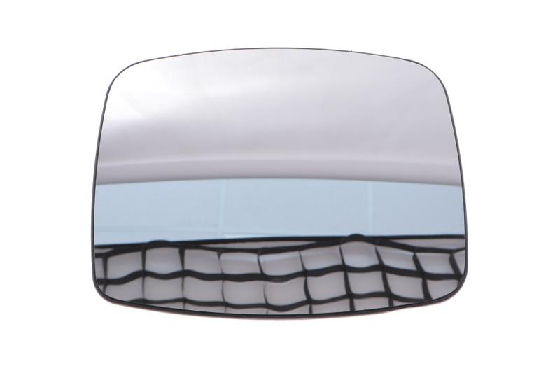 Mirror glass with plastic